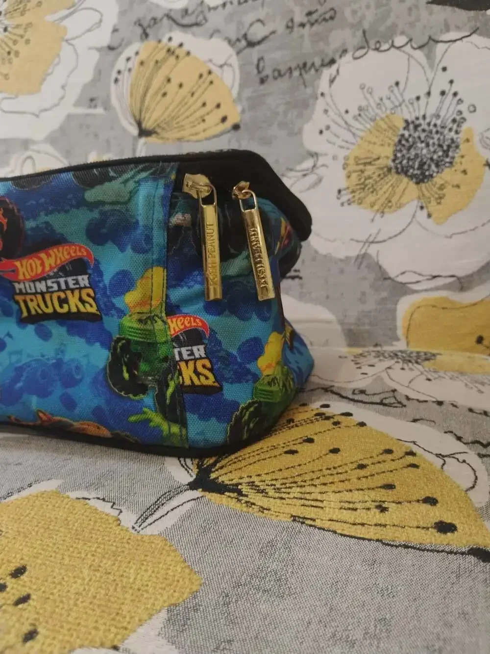 Posh Peanut Hot Wheels Monster Trucks Lunch Bag